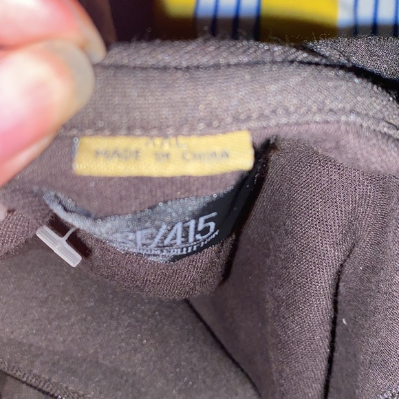 NWOT SF/415 multicolored zip up sweater size: XXL - Picture 9 of 9